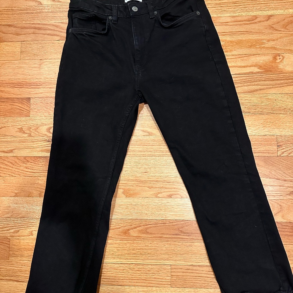 Zara Women’s Straight Black Jeans